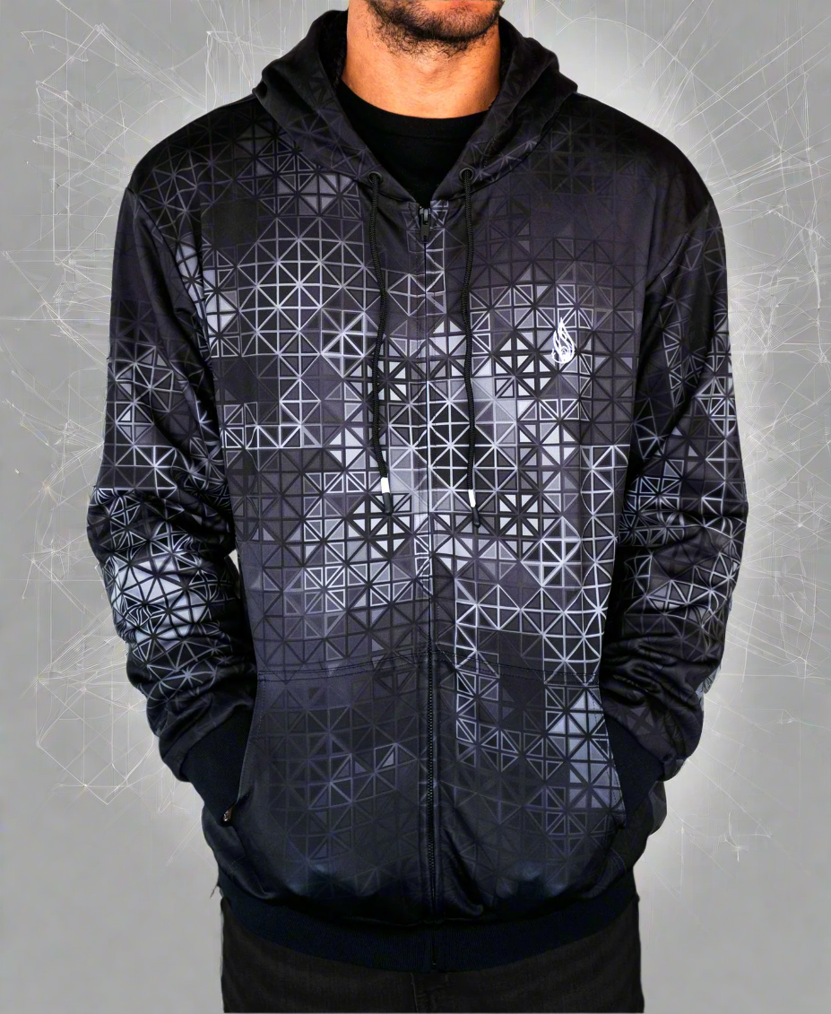 Astral Plane Sherpa Hoodie by Threyda - Threyda Art and Apparel