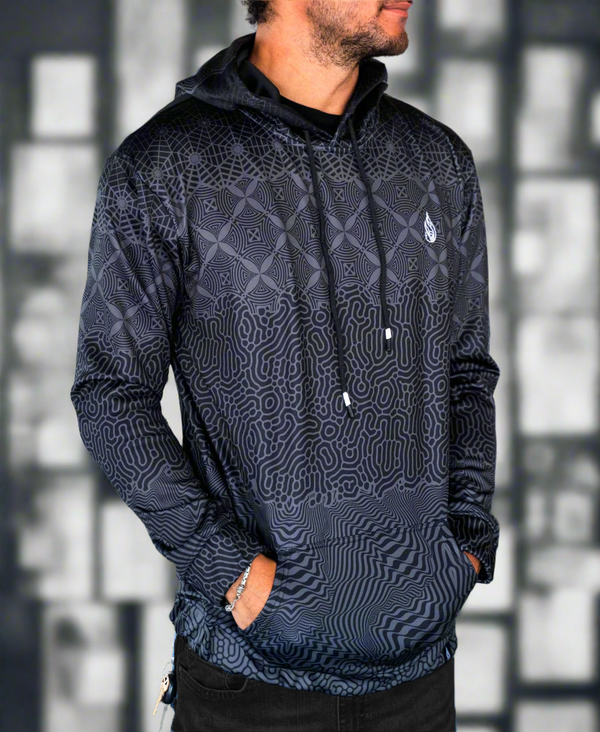 Enigma Pullover Hoodie by Threyda - Threyda Art and Apparel