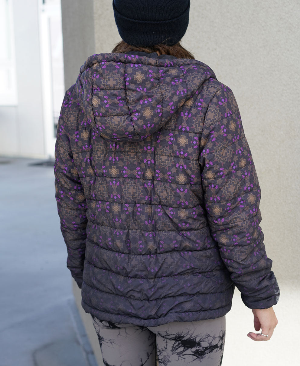 Floralis Women's Lightweight Quilted Jacket by Threyda - Ships November