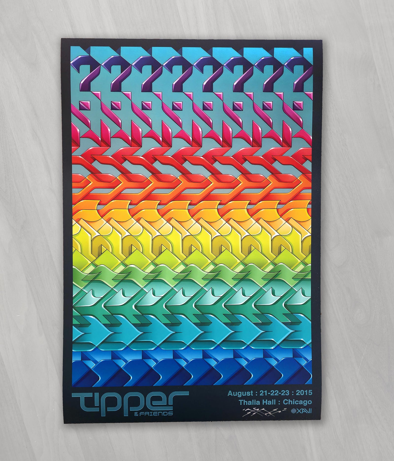 Tipper Thalia Hall Chicago Holographic Print by Xavi Panneton
