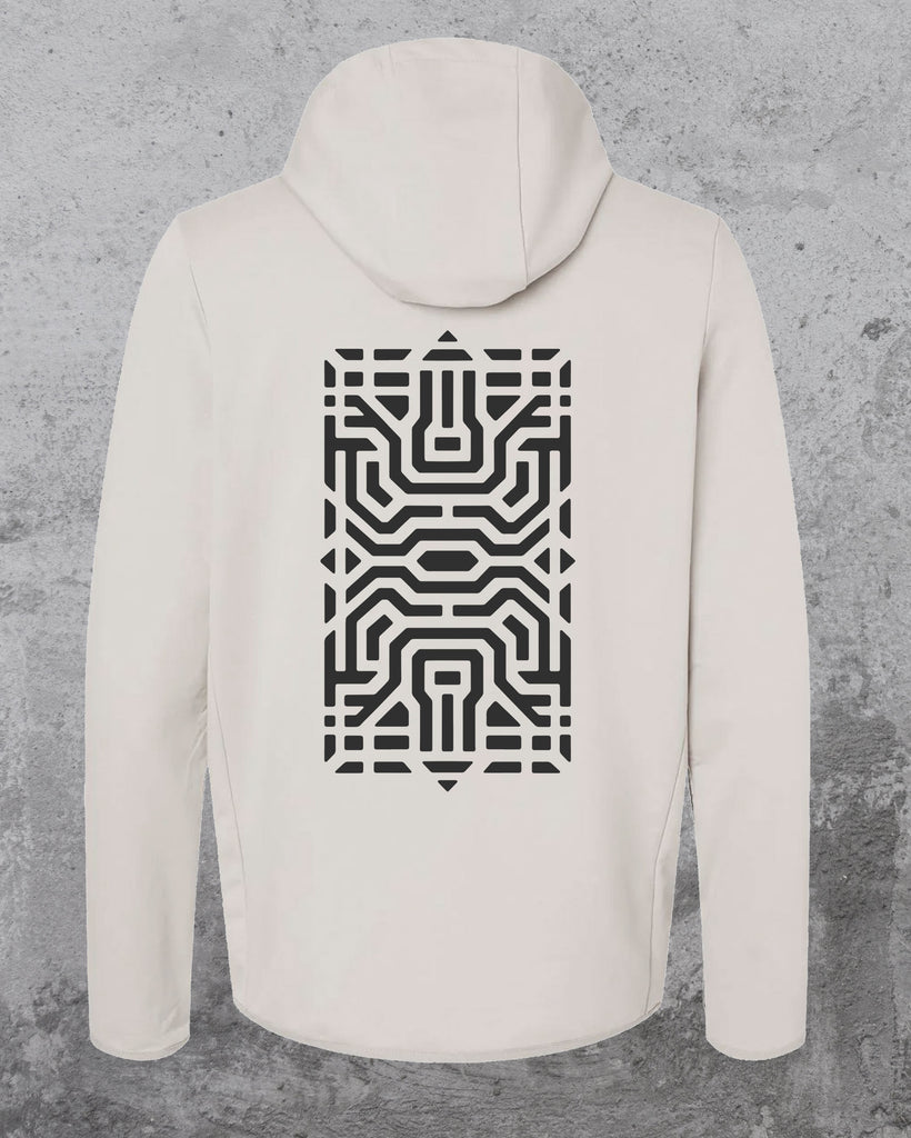 Smoke French Terry Zip Hoodie by Xavi- Presale Ships August