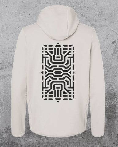 Smoke French Terry Zip Hoodie by Xavi- Presale Ships August