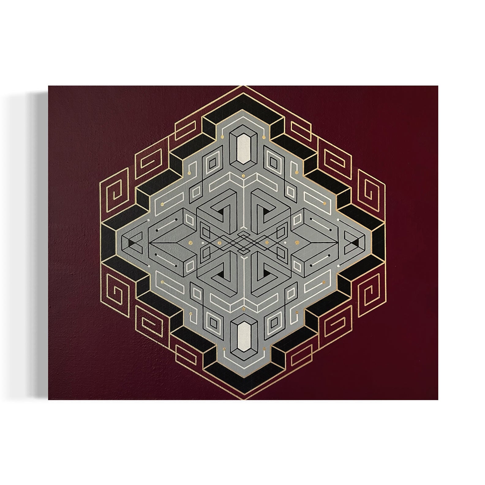 Xenoglyph Original Painting by Melanie Farris - 48 HOUR AUCTION