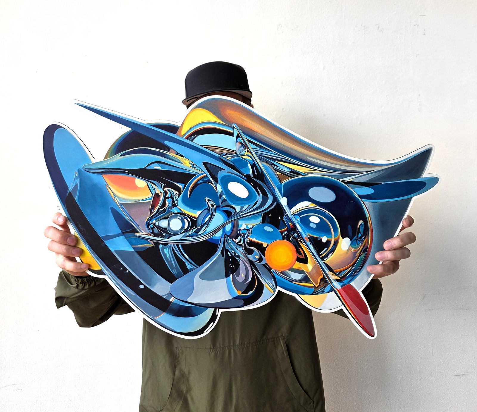 Aerial Ease Aluminum Print by Zach Jackson