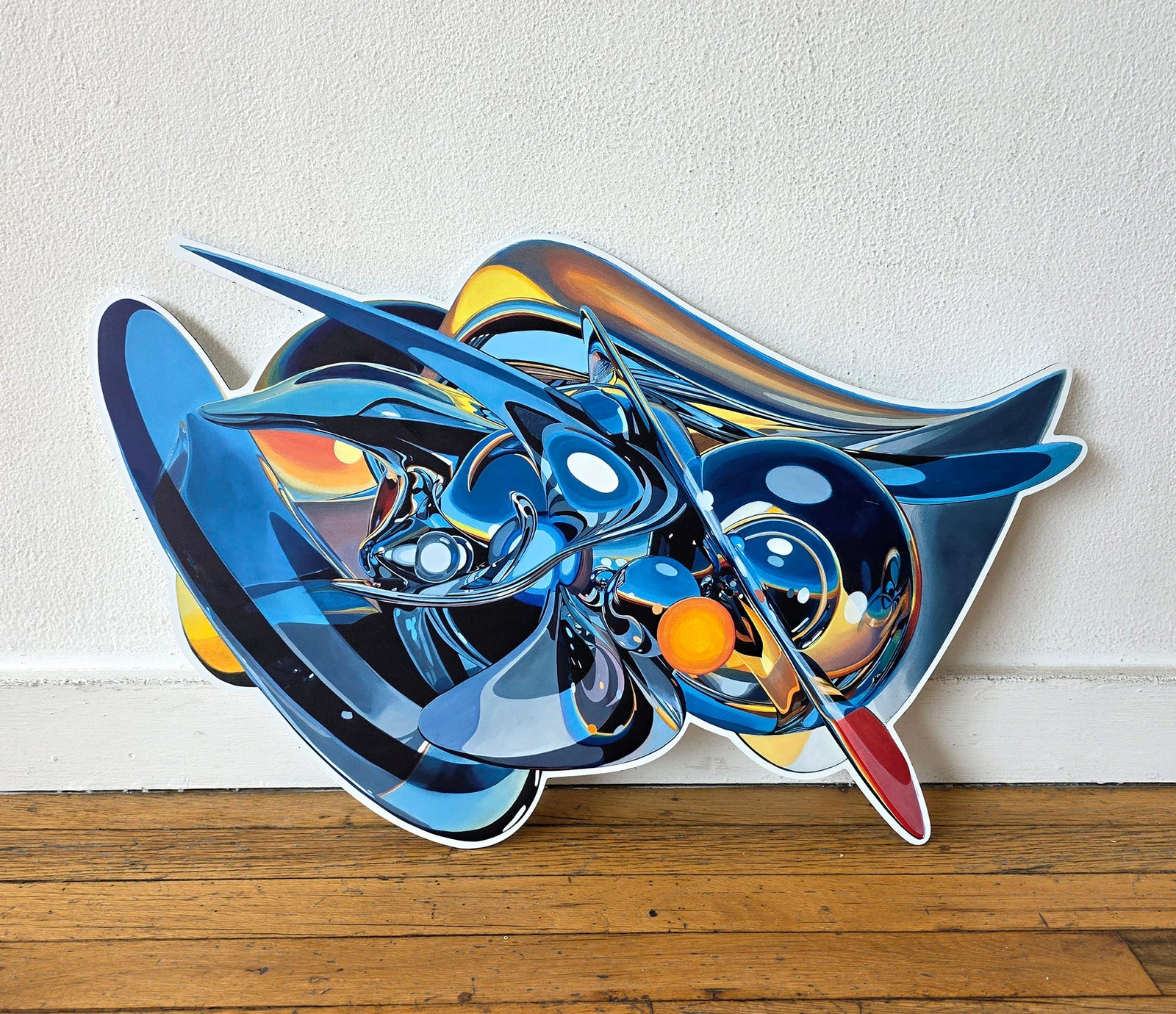 Aerial Ease Aluminum Print by Zach Jackson