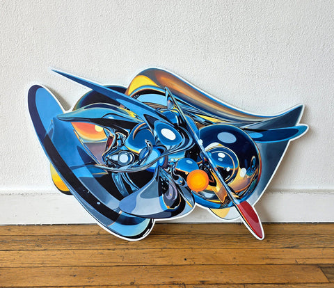 Aerial Ease Aluminum Print by Zach Jackson