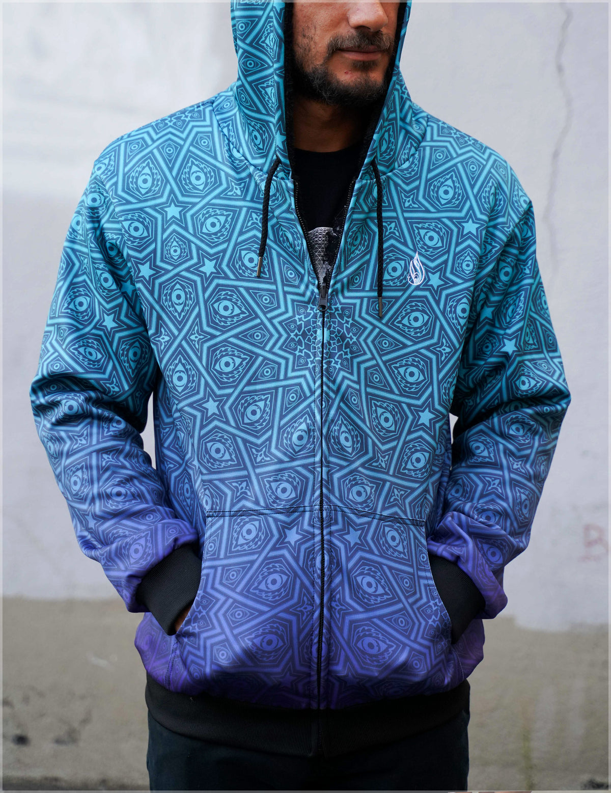 12 Point Sherpa Hoodie by Threyda