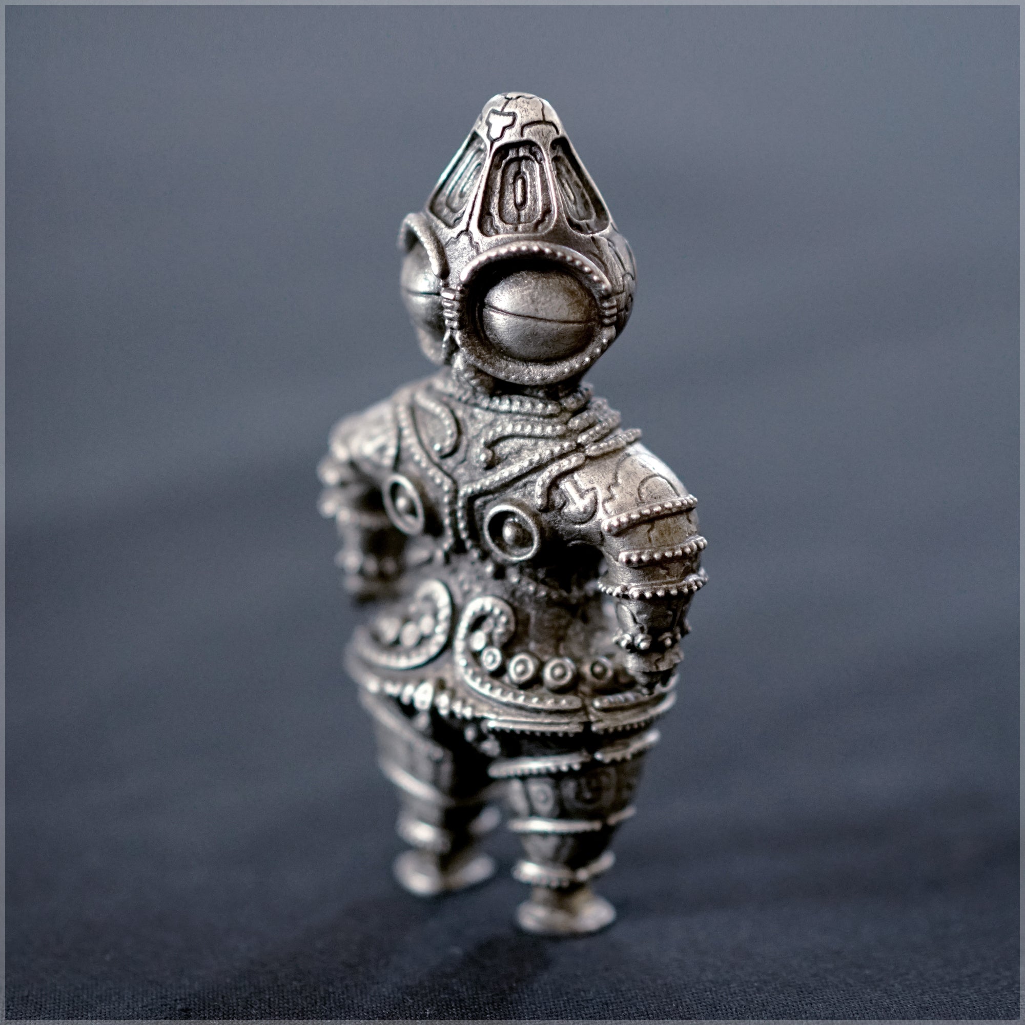 Skakoki Dogu Sculpture - Pewter Cast by Ben Ridgway