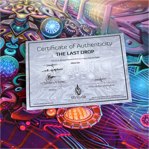 The Last Drop Signed Print  - 24 Hour Release
