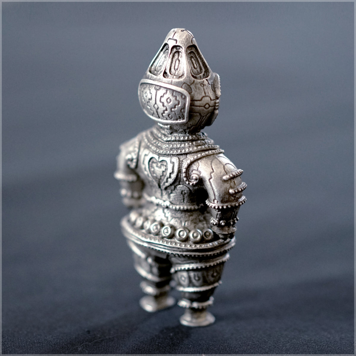 Skakoki Dogu Sculpture - Pewter Cast by Ben Ridgway