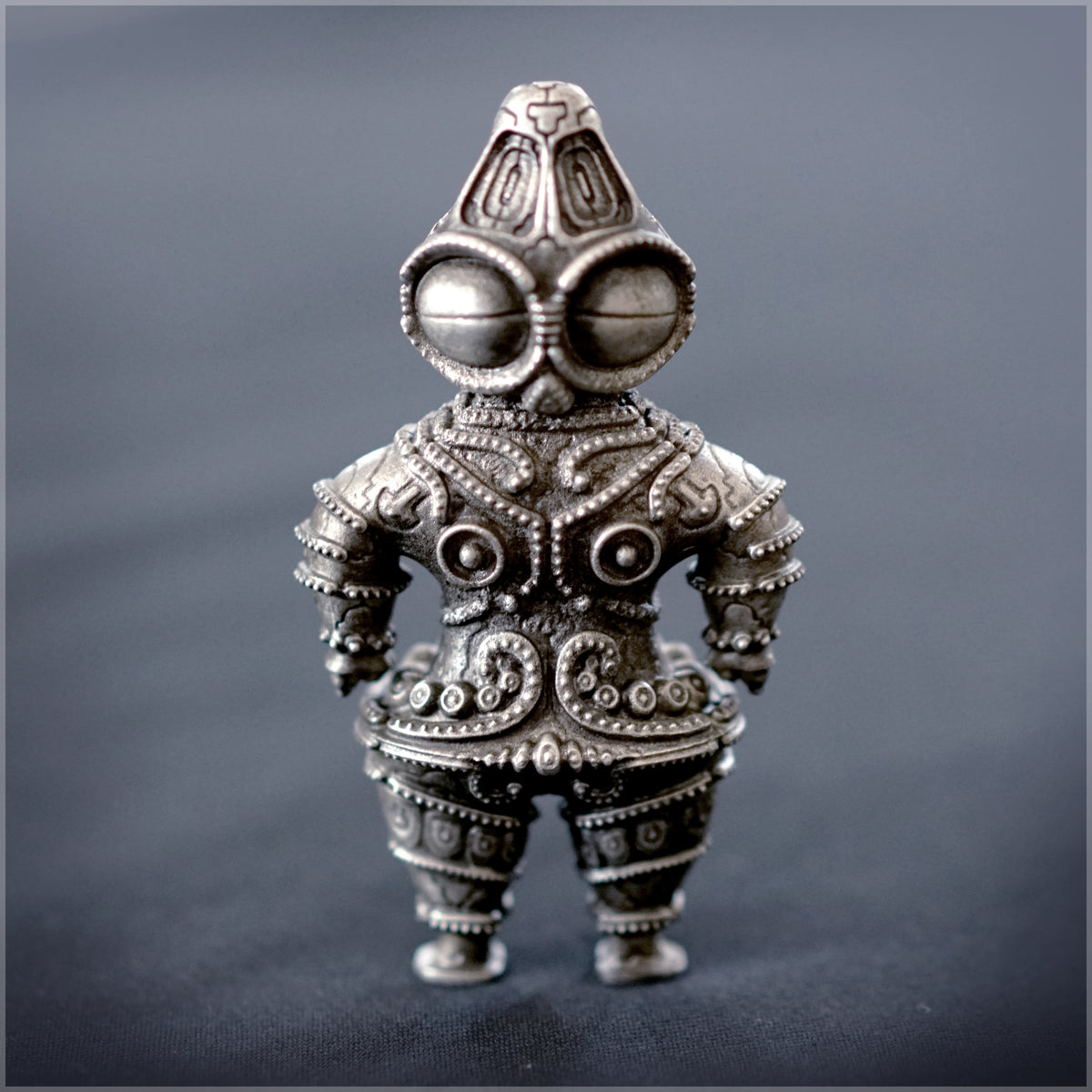 Skakoki Dogu Sculpture - Pewter Cast by Ben Ridgway