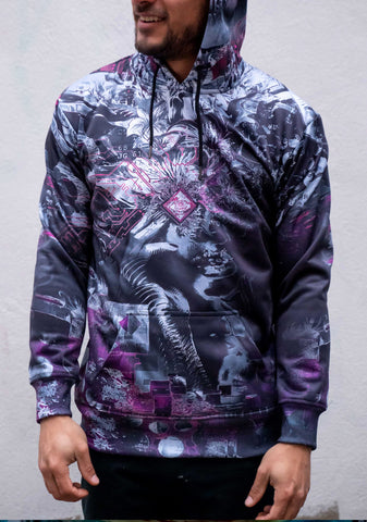 Neuromance Pullover Hoodie by Justin Totemical