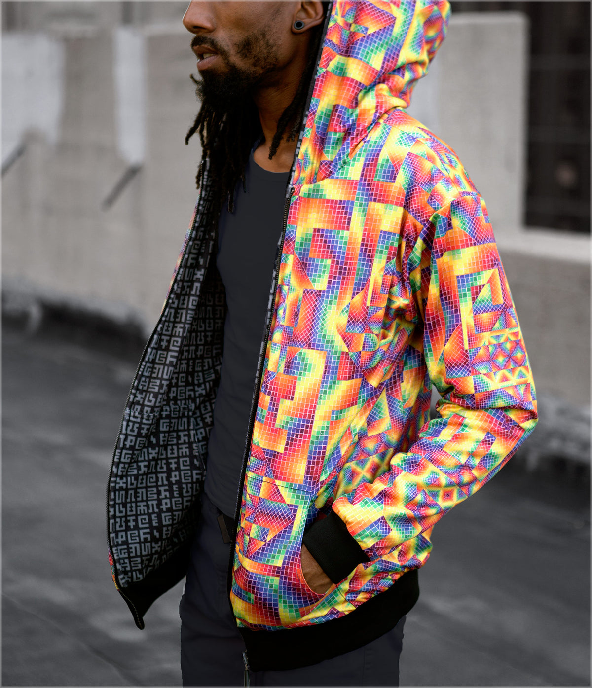 Realms of the Unpronounceable Heavyweight Hoodie by Allyson Grey