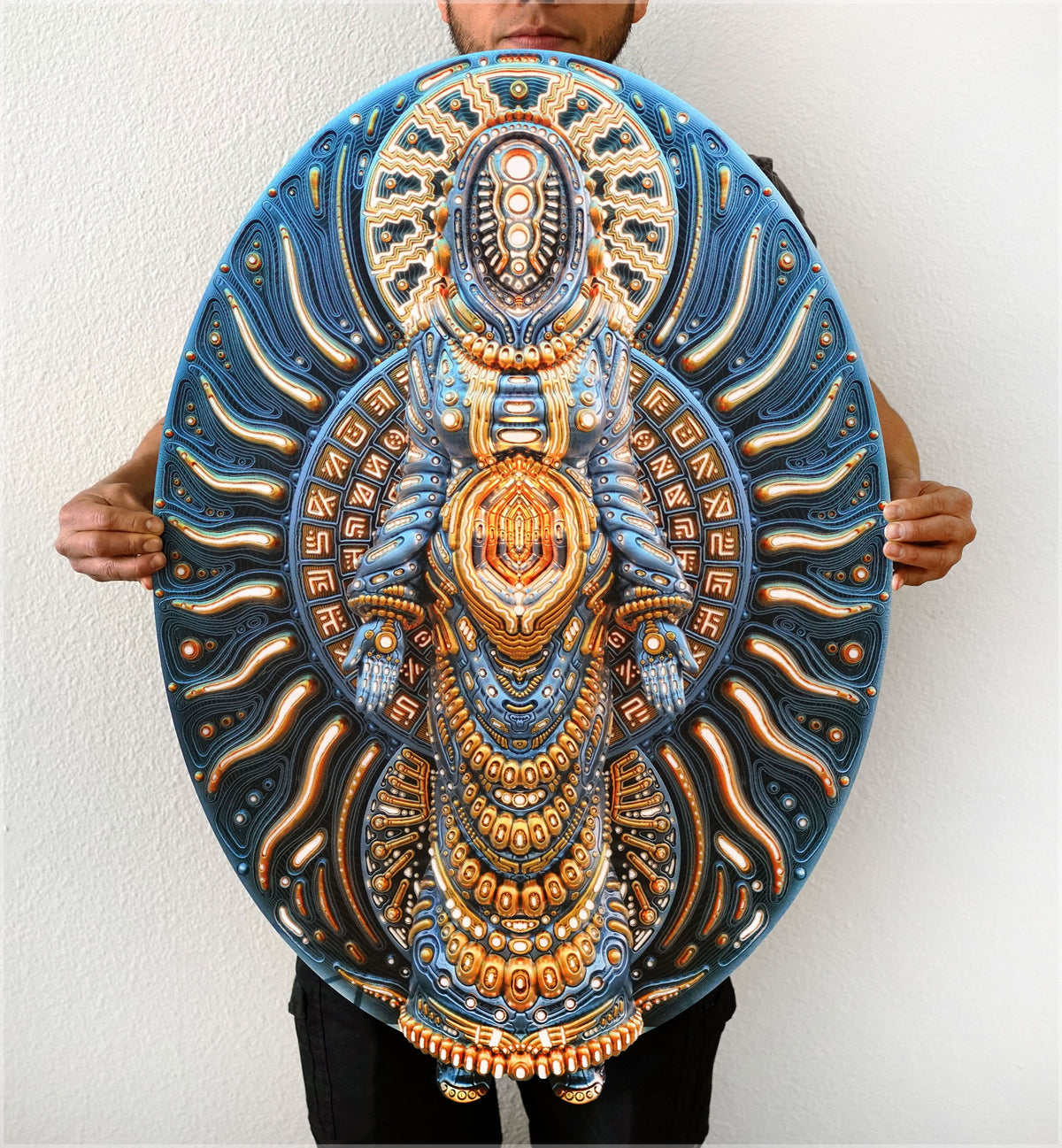 Solar Sage Diecut Aluminum Print by Ben Ridgway