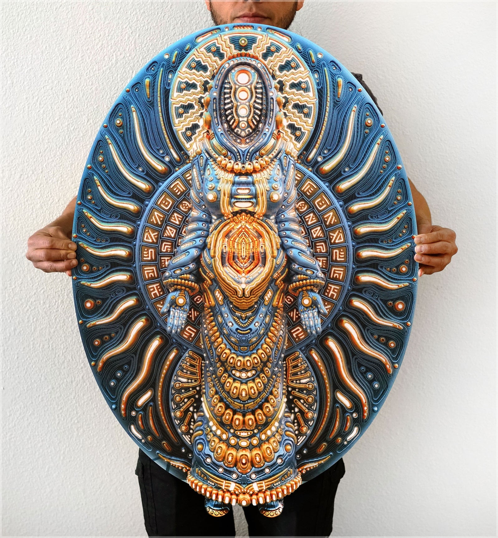 Solar Sage Diecut Aluminum Print by Ben Ridgway