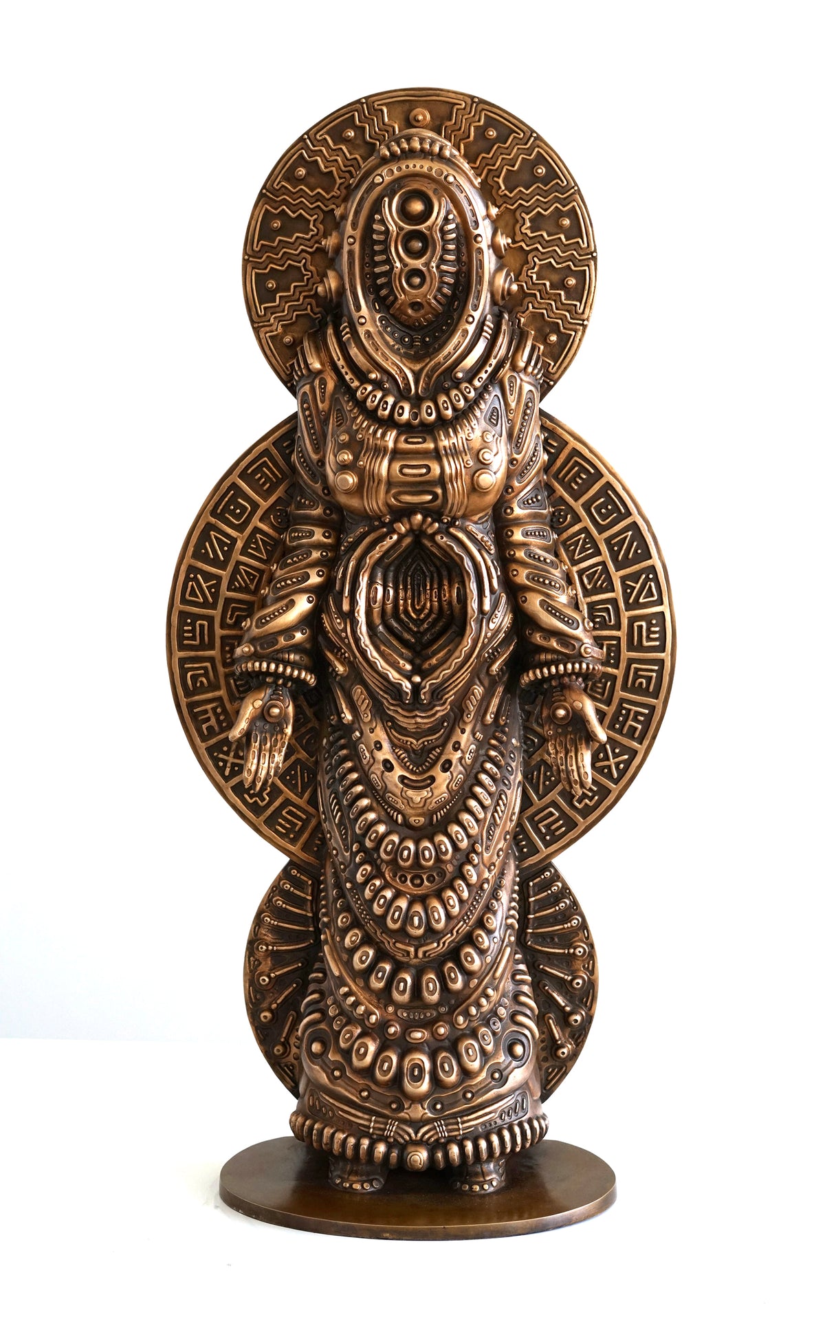 Solar Sage Bronze Sculpture by Ben Ridgway