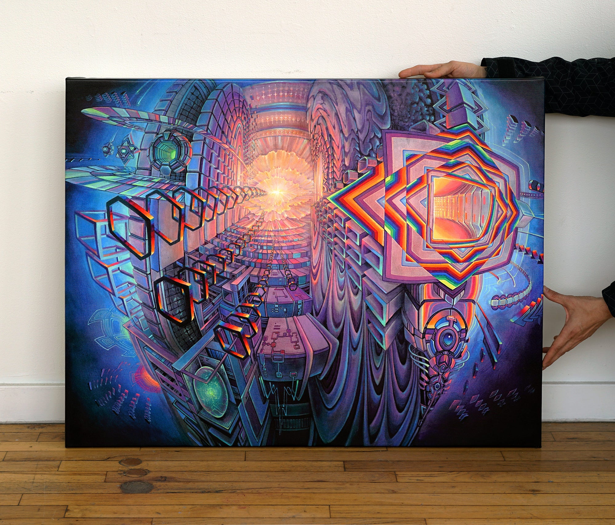 Infinitum Alpha Stretched Canvas by Seth McMahon