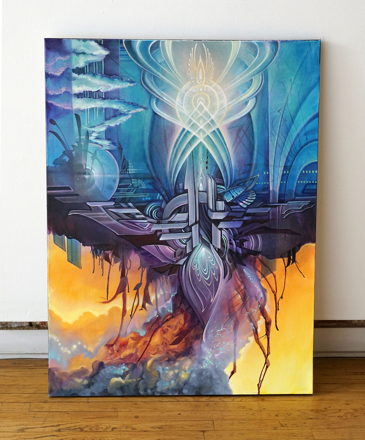 The End Is The Beginning Original Painting by Seth McMahon - 48 Hour Auction