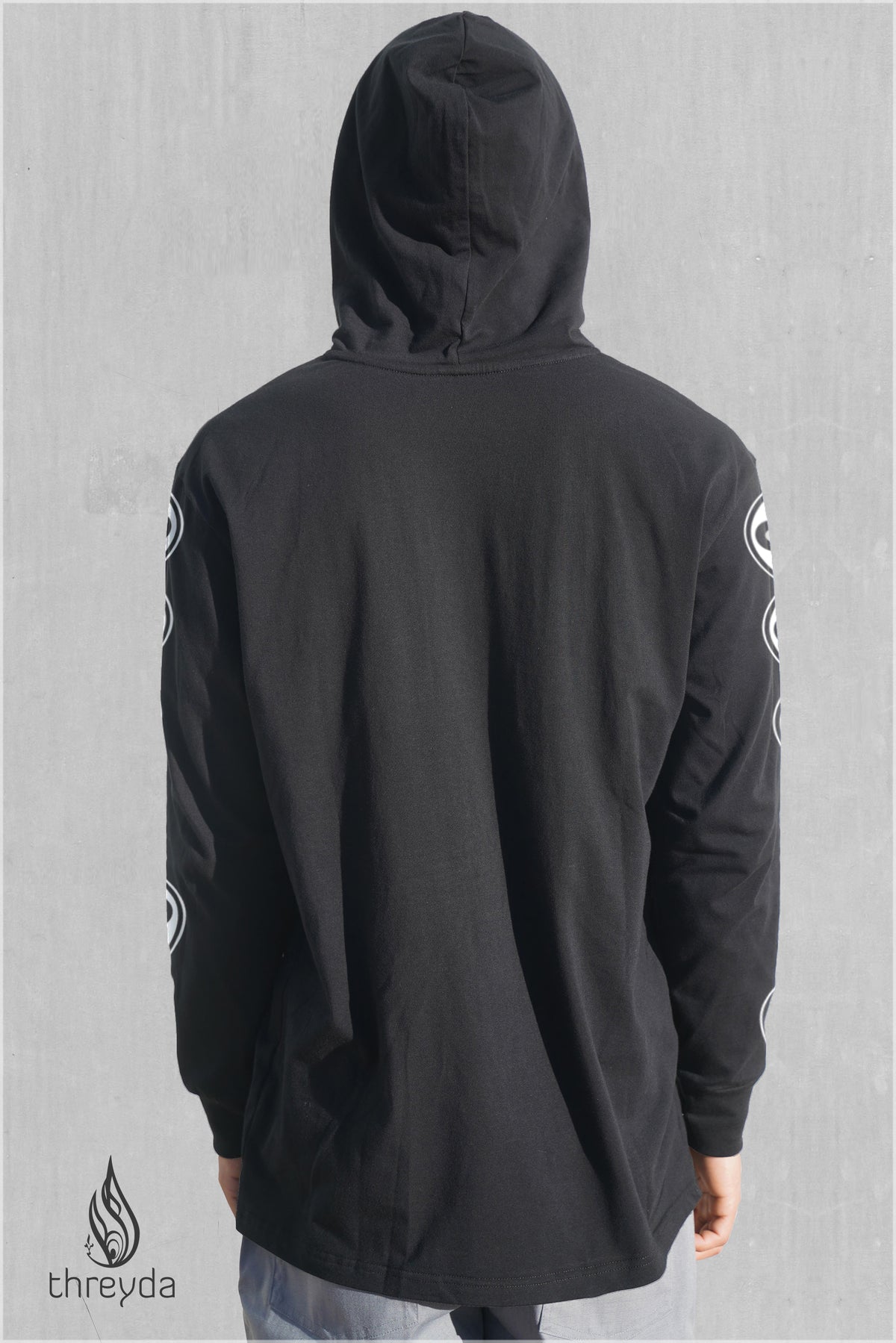 Halo Screenprint Lightweight Pullover by Threyda