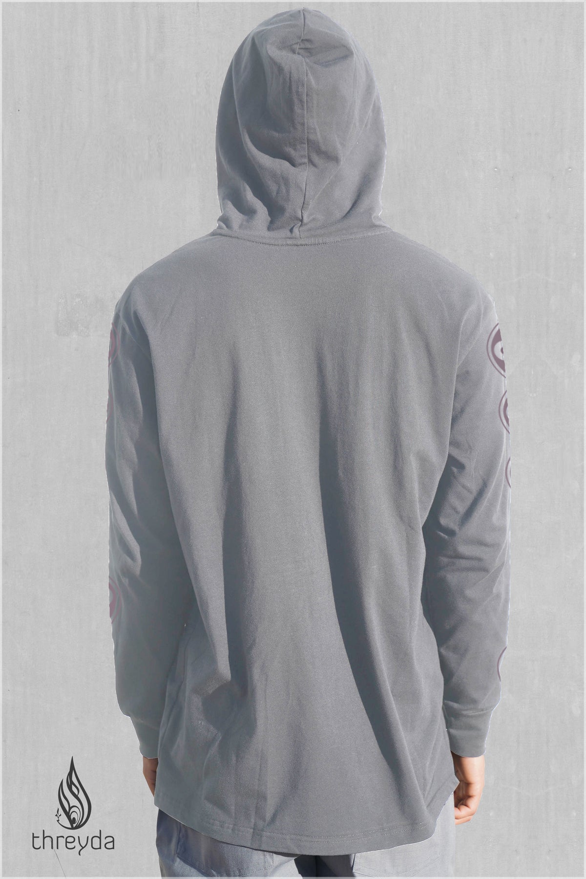 Halo Screenprint Lightweight Pullover by Threyda