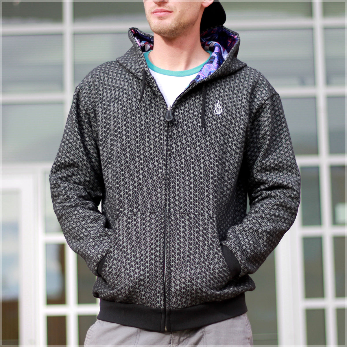 Mothership Reversible Hoodie by Mike Cole , Apparel - Mike Cole, Threyda - 3