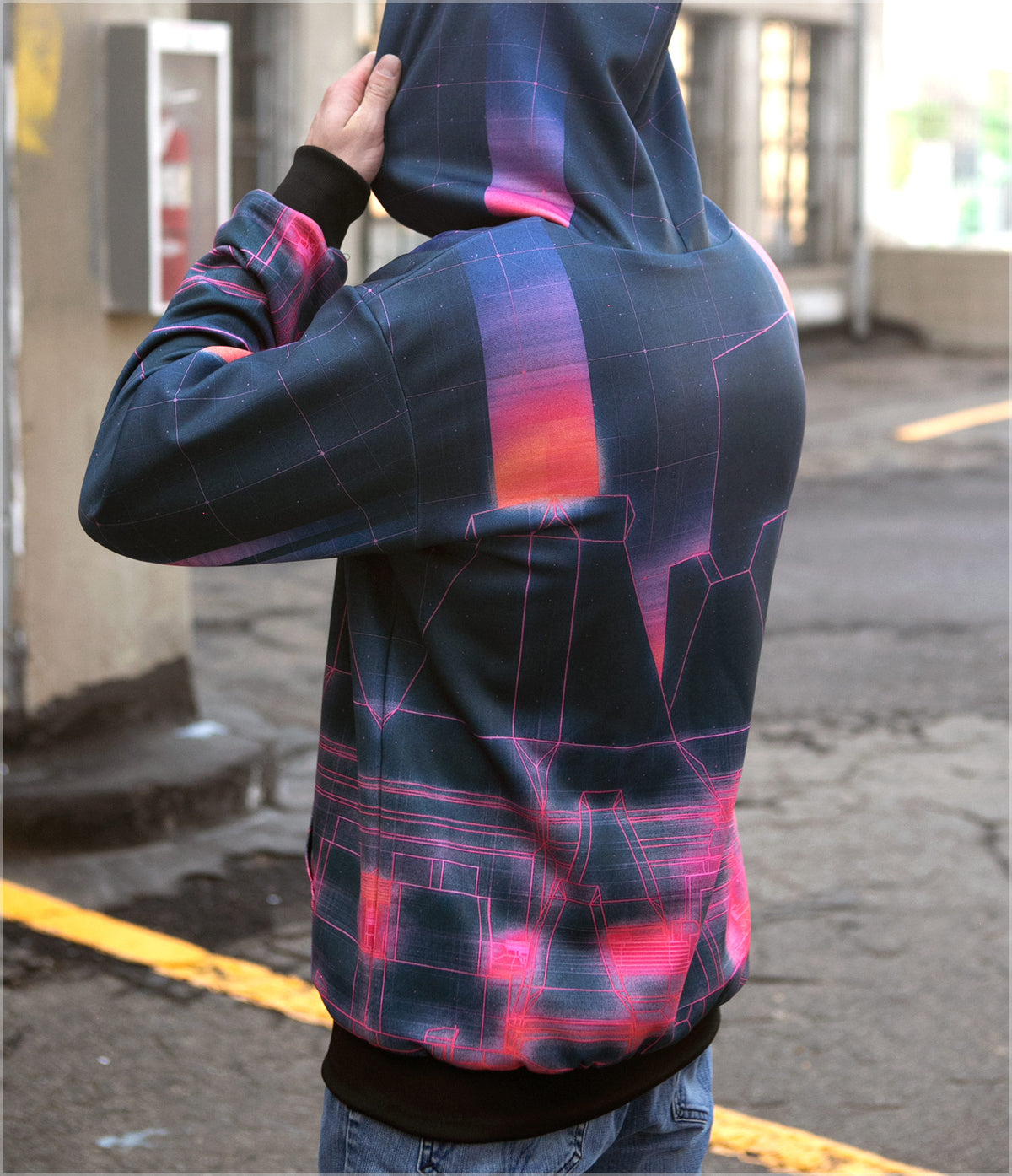 Tron Sherpa Hoodie by Beeple