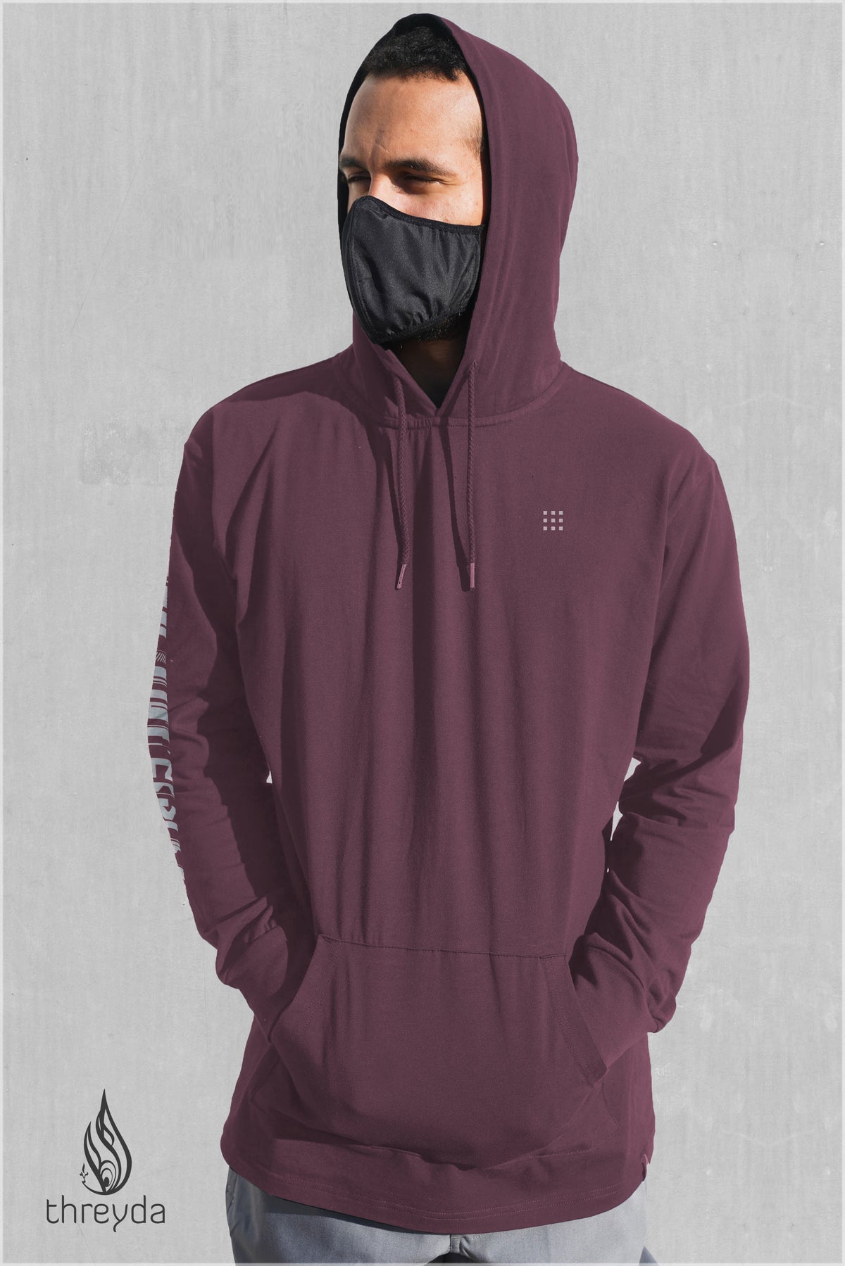 Data Screenprint Lightweight Pullover by Kimi Takemura