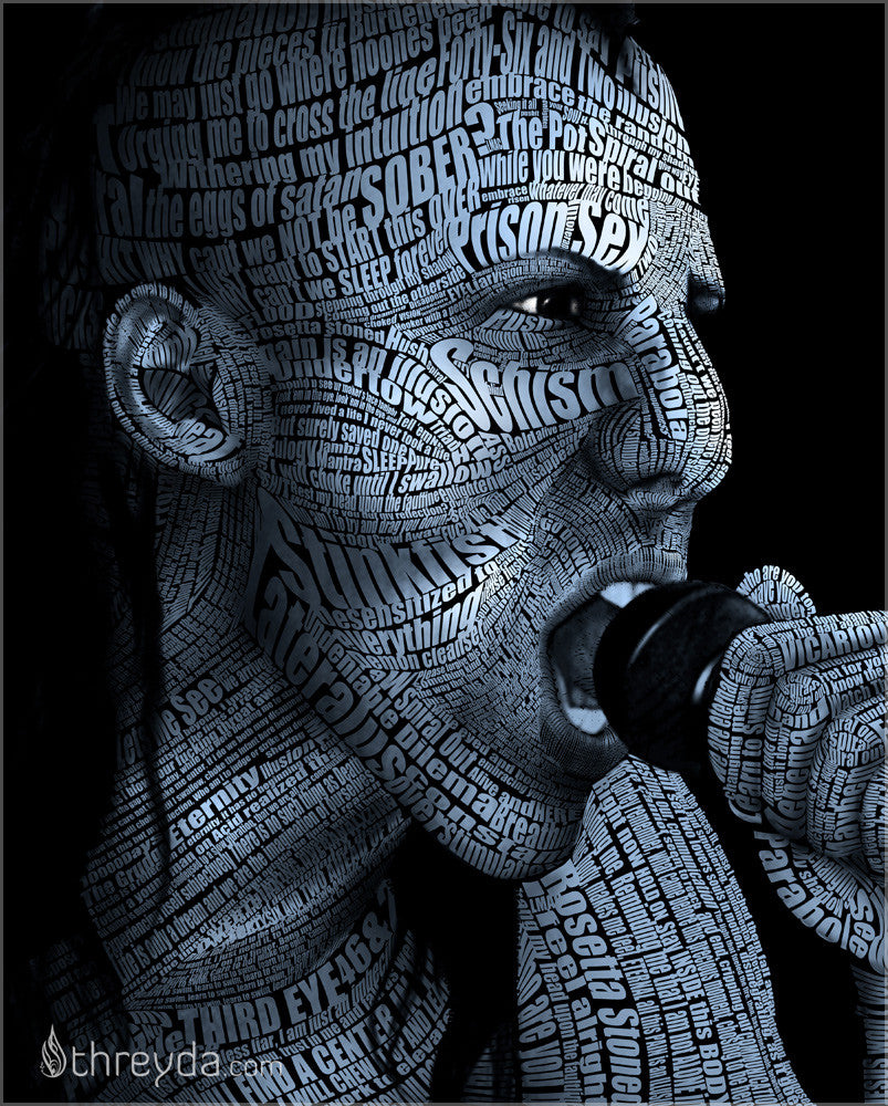 Maynard James Keenan by Tyler Space , Art Print - Tyler Space, Threyda