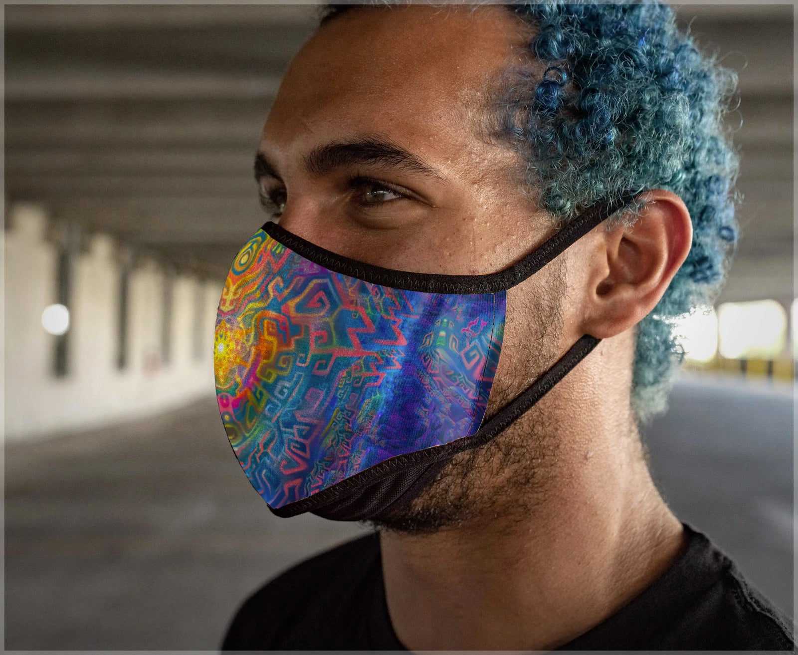 Solar Totem Mask by Fabian Jimenez