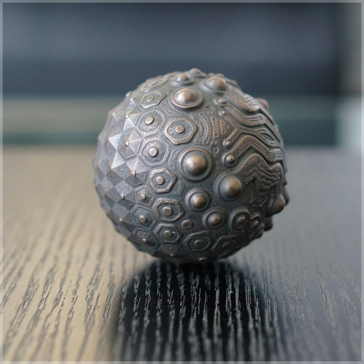Orb Artifact Bronze Sculpture
