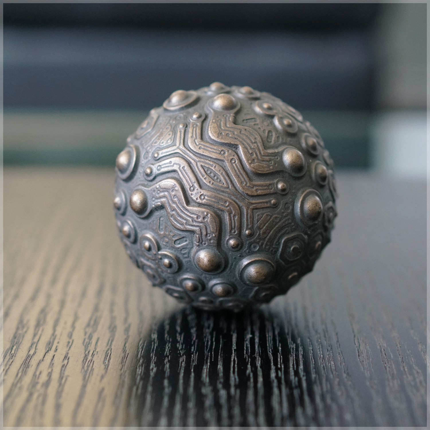 Orb Artifact Bronze Sculpture