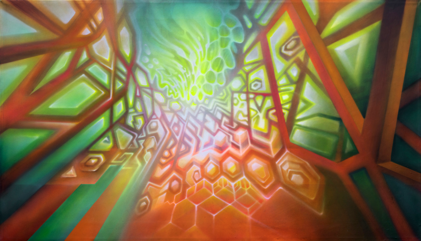 Tessellate Original Painting by Fabian Jimenez