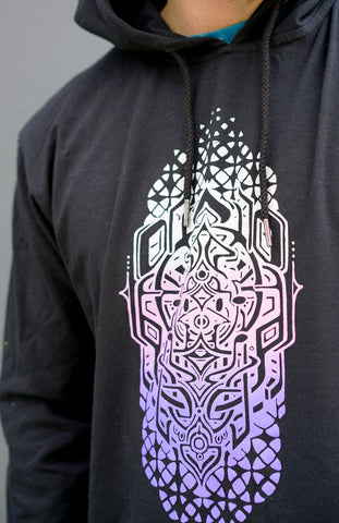 Key Fade Lightweight Screenprint Pullover by Stephen Kruse