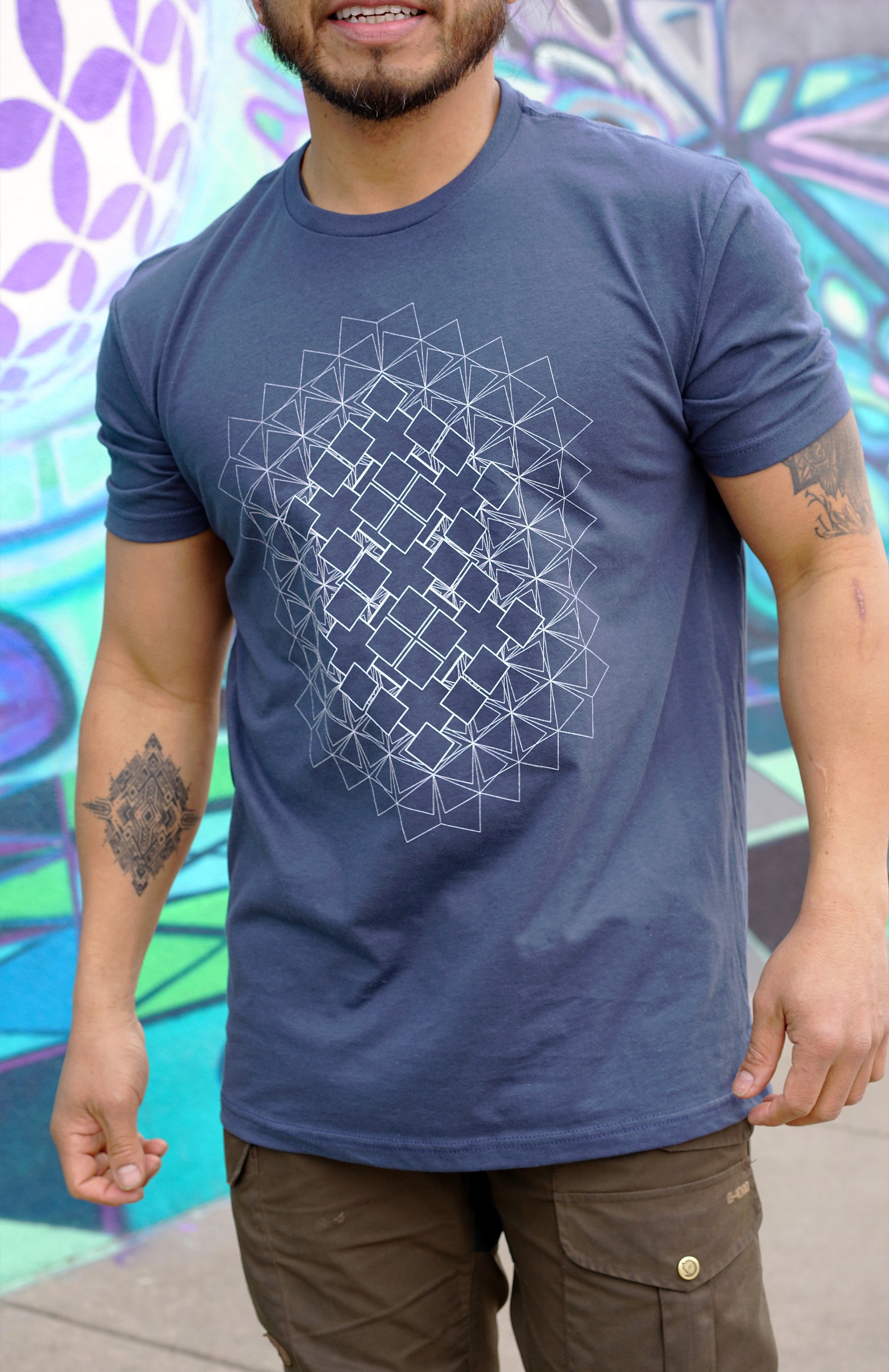 Tau Screenprint Tee by Threyda