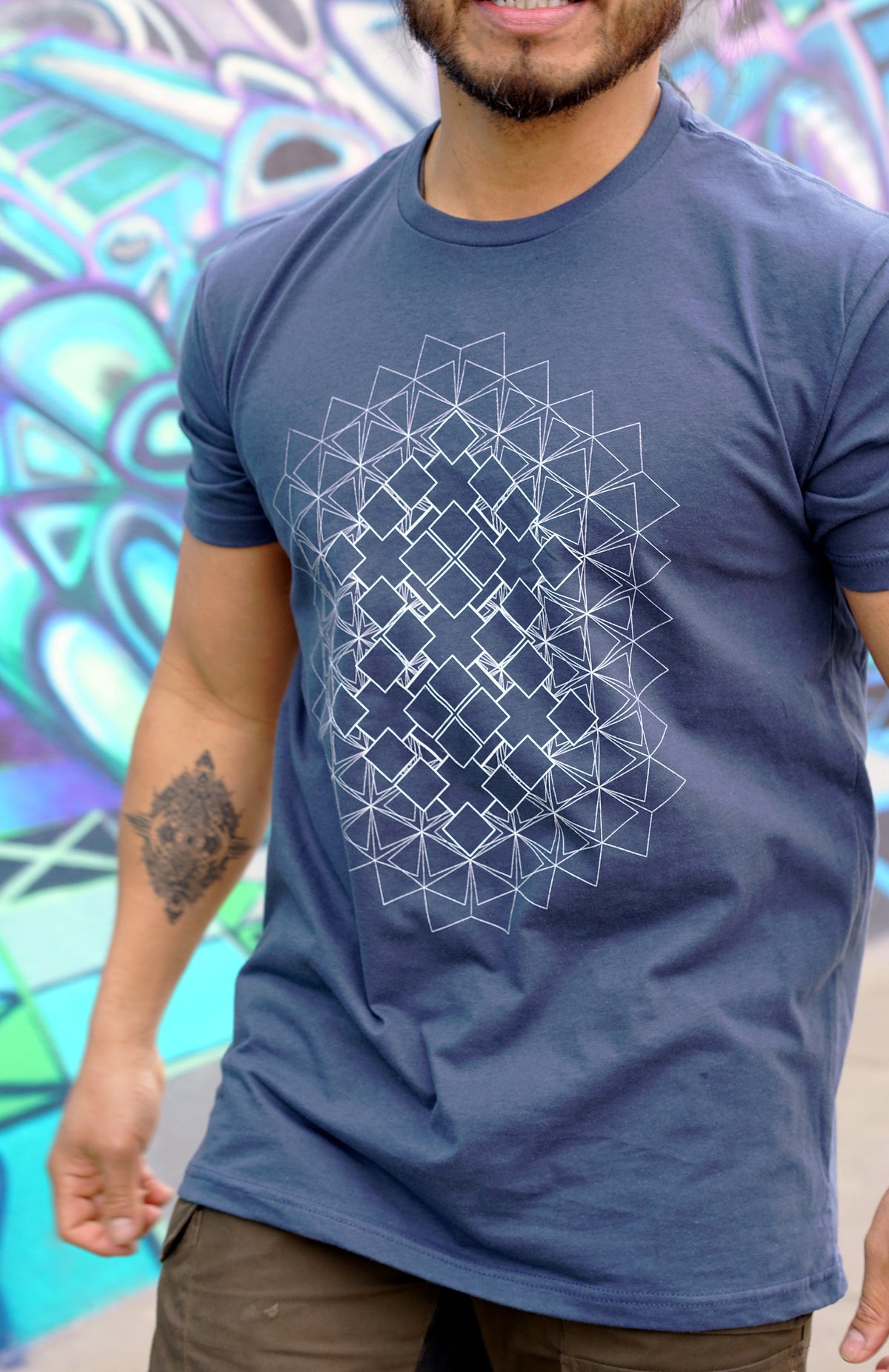 Tau Screenprint Tee by Threyda