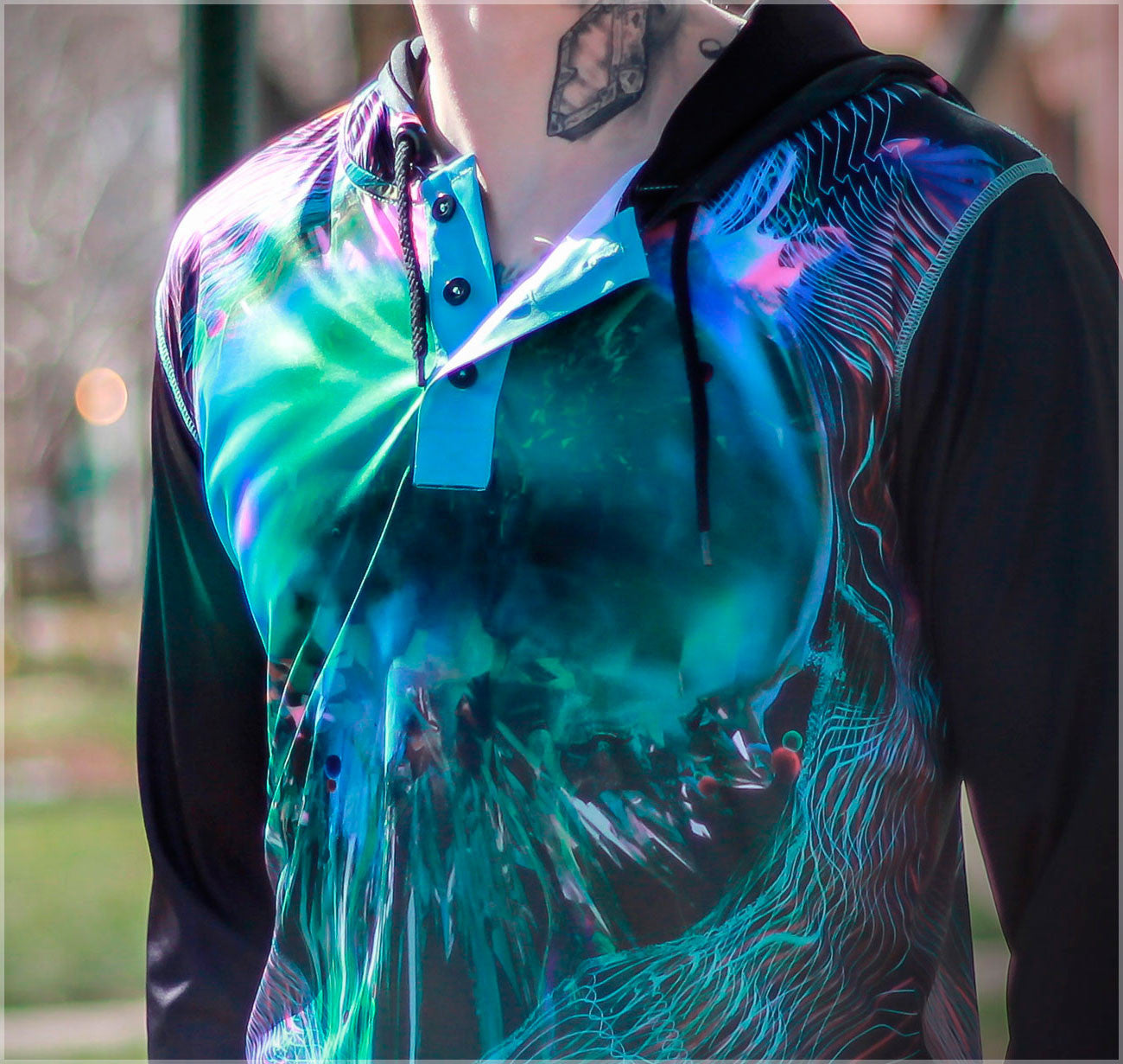 Enceladus Satin Pullover by Archan Nair
