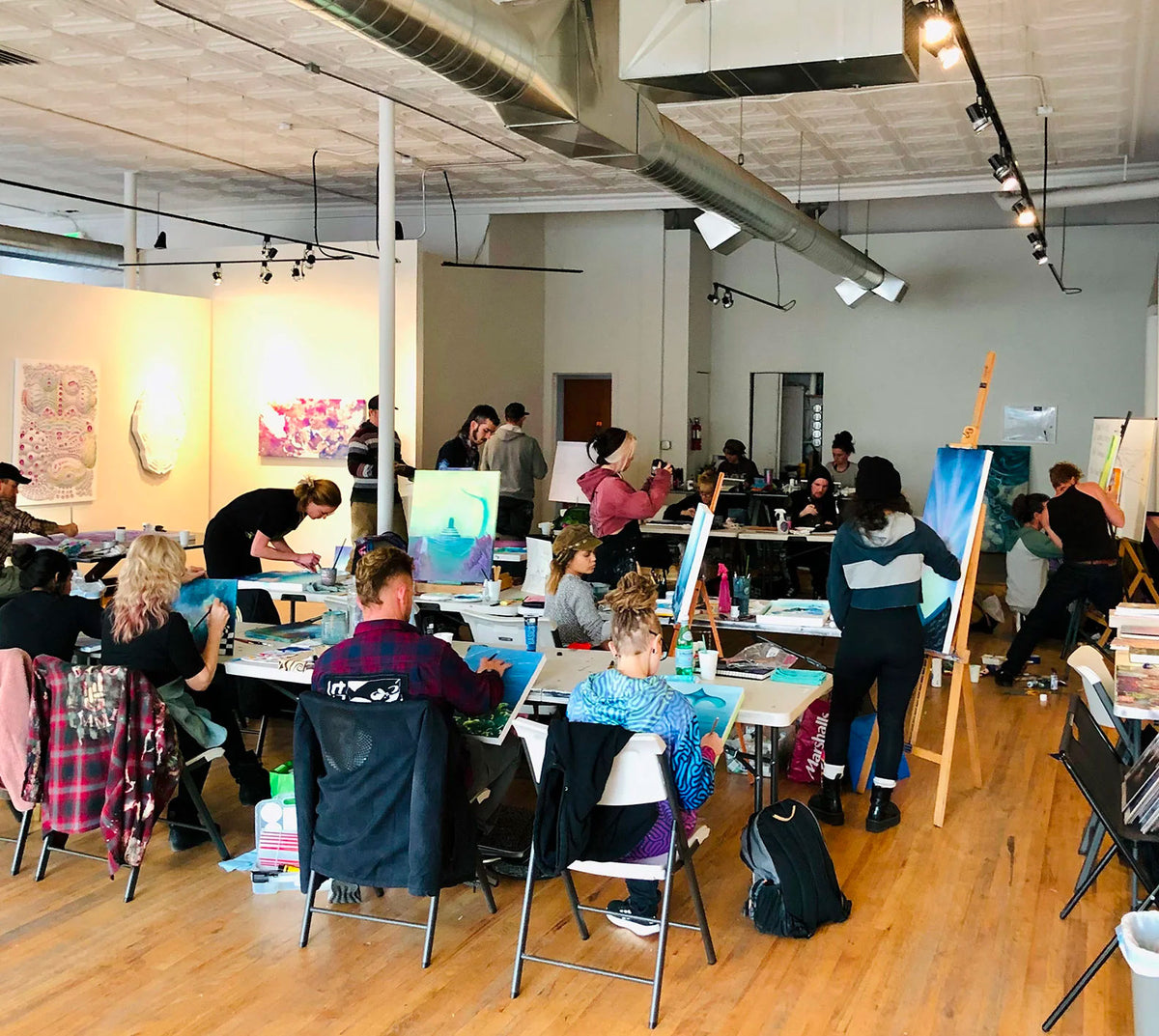 Threyda Art Class Streaming Video with Seth McMahon and Randal Roberts