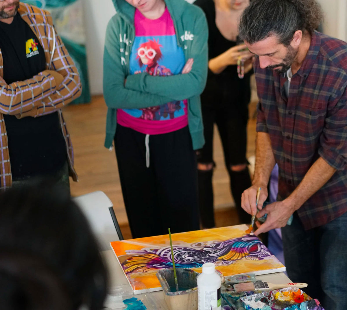 Threyda Art Class Streaming Video with Seth McMahon and Randal Roberts