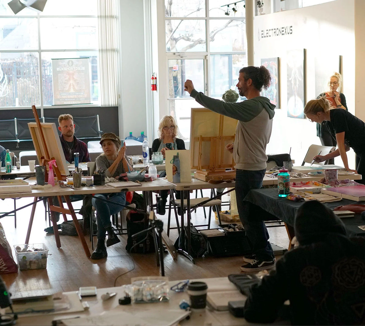 Threyda Art Class Streaming Video with Seth McMahon and Randal Roberts