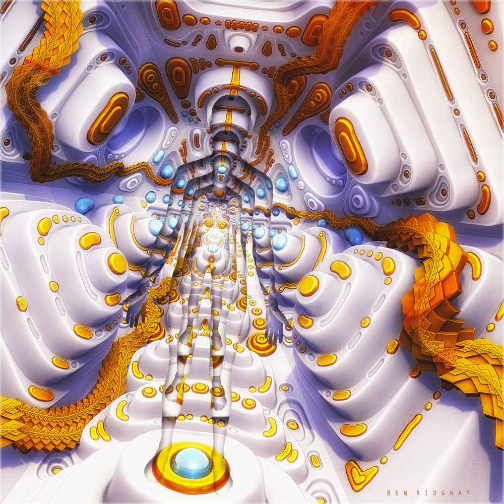 Vibrational Being by Ben Ridgway , Art Print - Ben Ridgway, Threyda