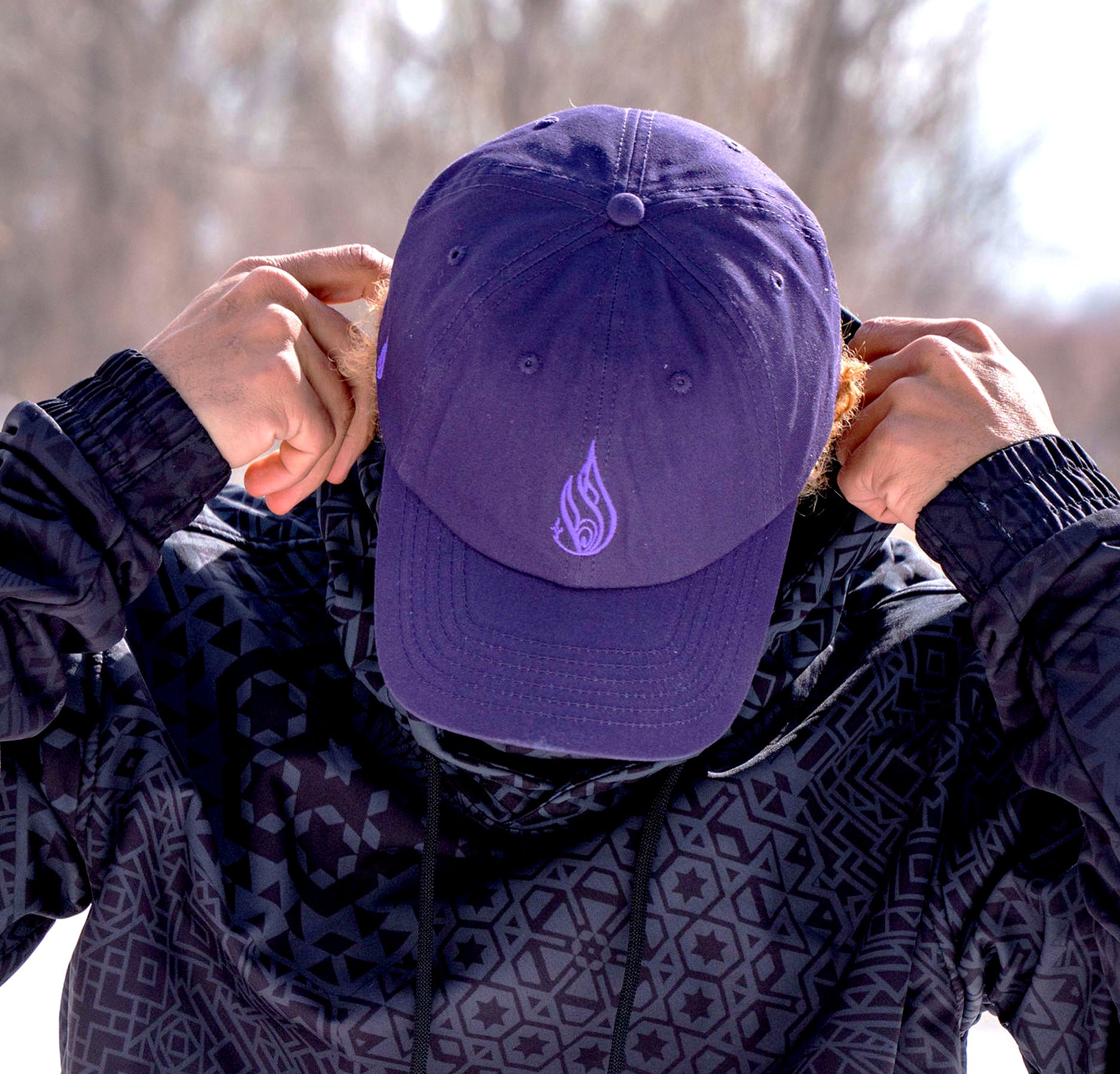 Amethyst Snapback Hat by Threyda - Ships September