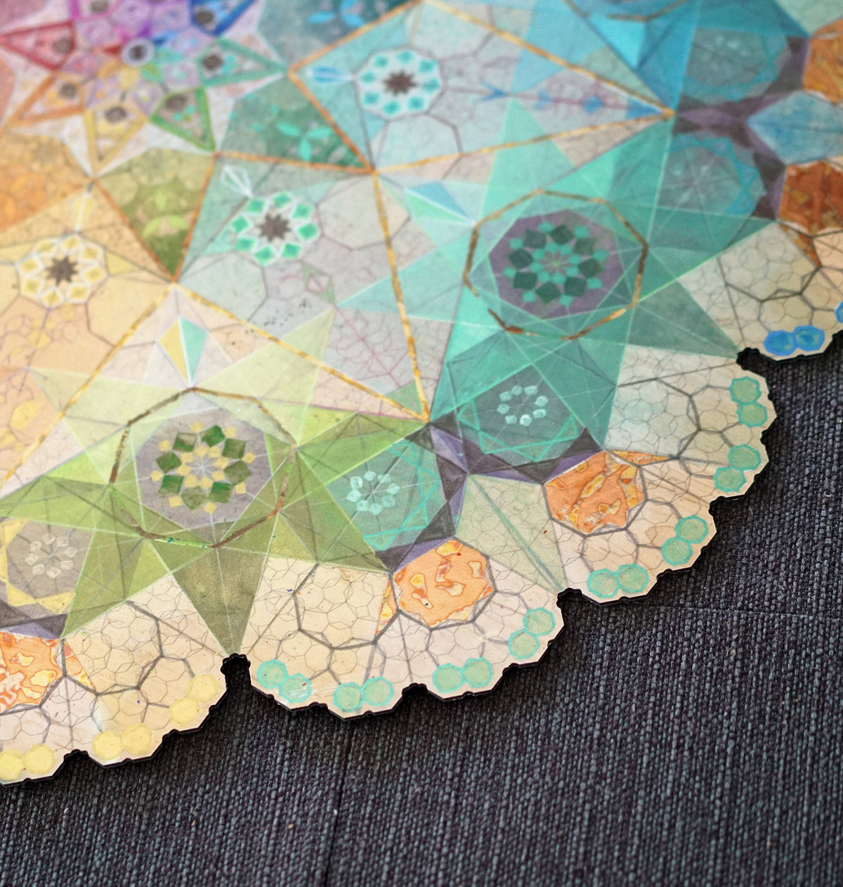 Archangel Michael XL Diecut Print by Adam One - 48 HOUR AUCTION