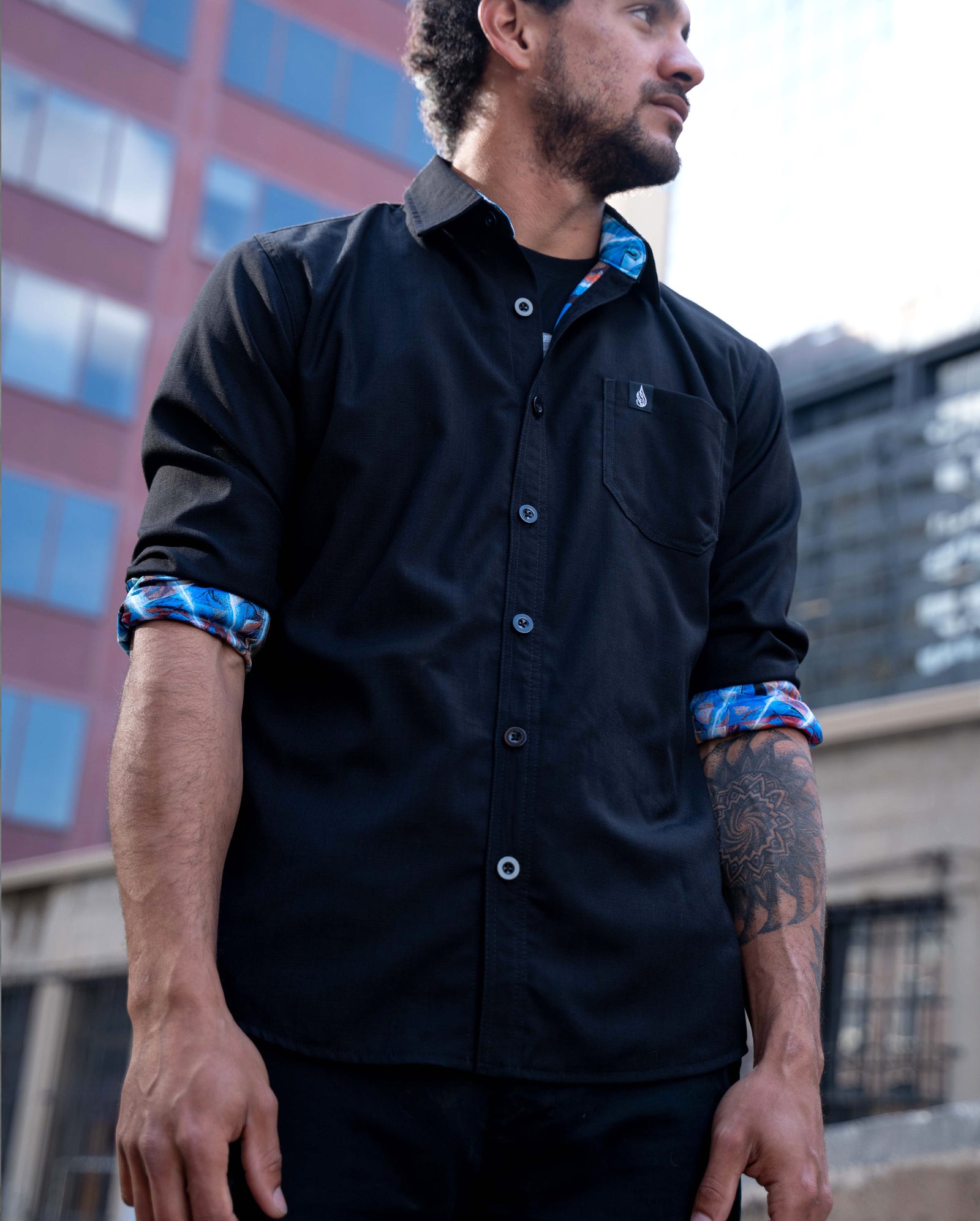 Diamond Being Being Button Down by Alex Grey