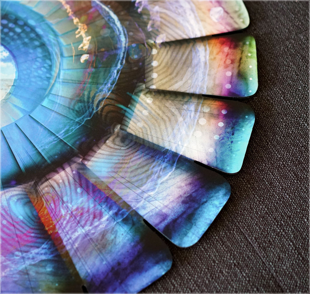 Element Decoder XL Aluminum Diecut Print by Peter Westermann