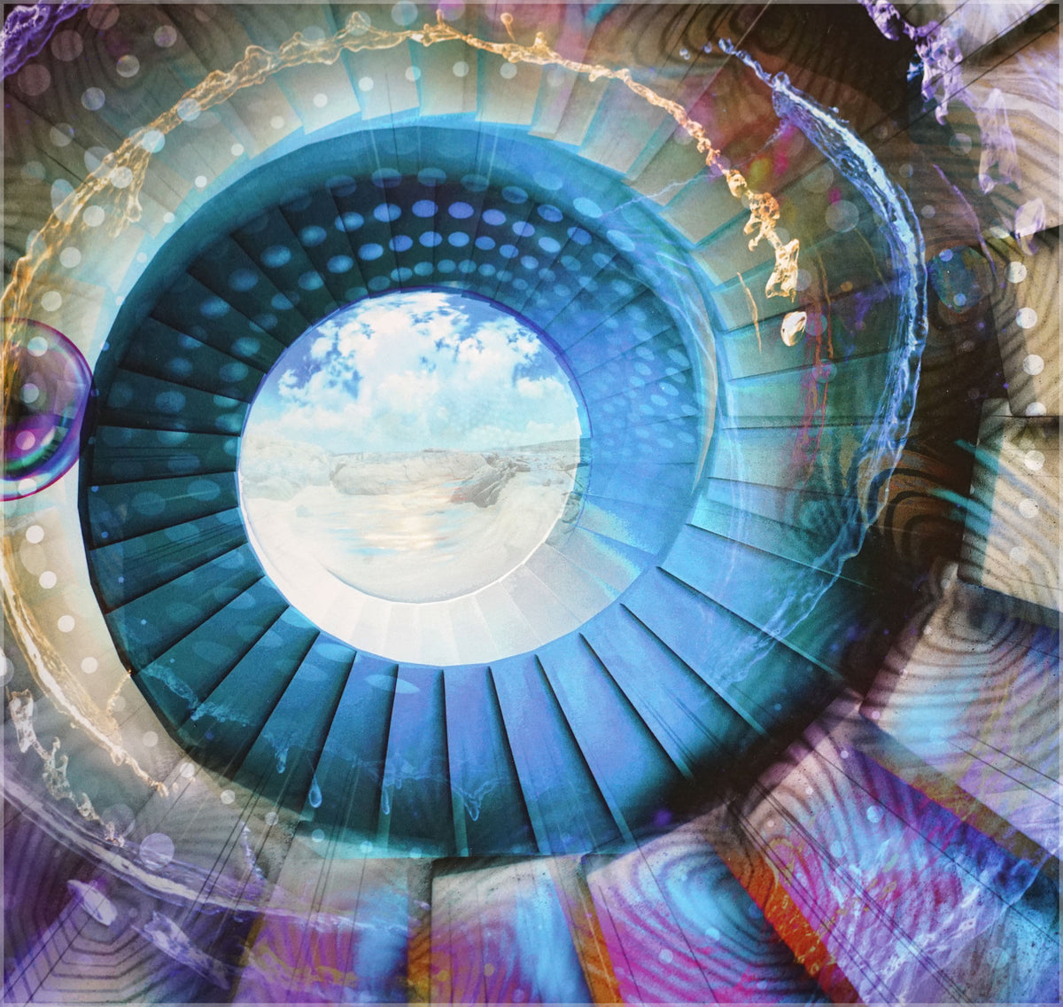 Element Decoder Aluminum Diecut Print by Peter Westermann