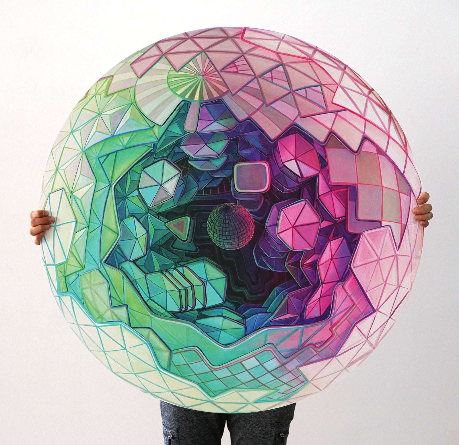 Psyfidelic XL Aluminum Print by Jake Amason - 48 HOUR AUCTION