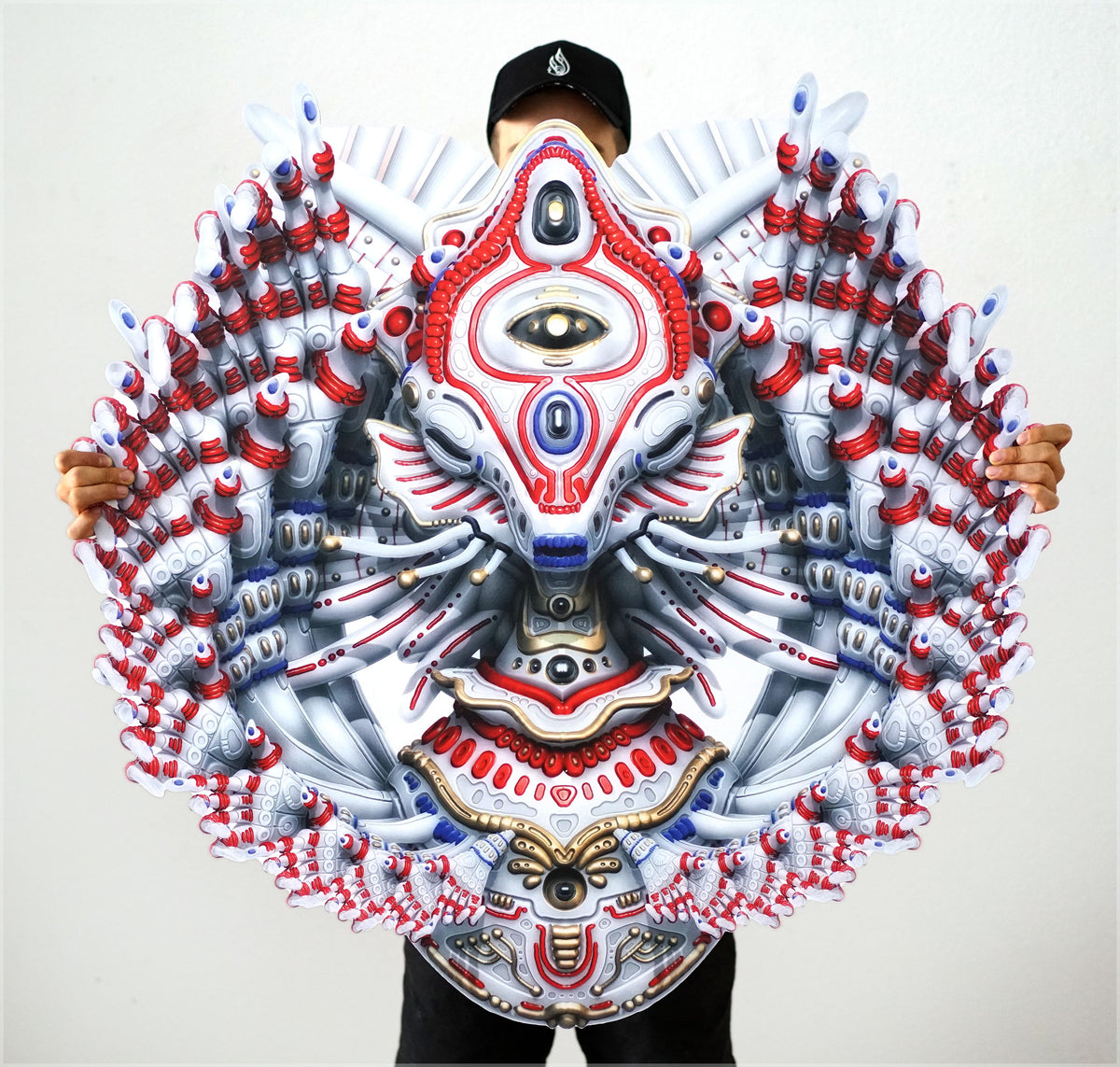 Alien Speak XL Diecut Aluminum Print by Ben Ridgway