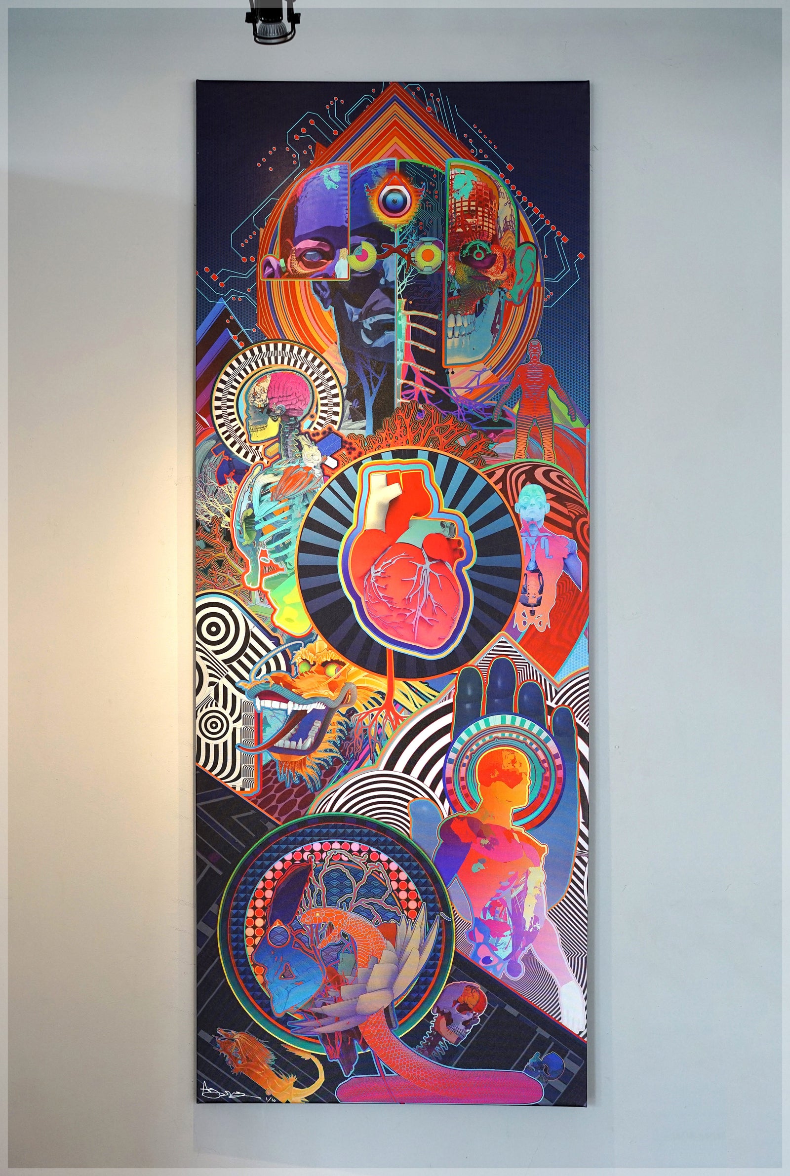 I Robot Stretched Canvas by Android Jones