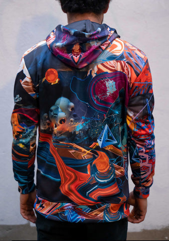 Equiblitts Sublimation Pullover Hoodie by Android Jones