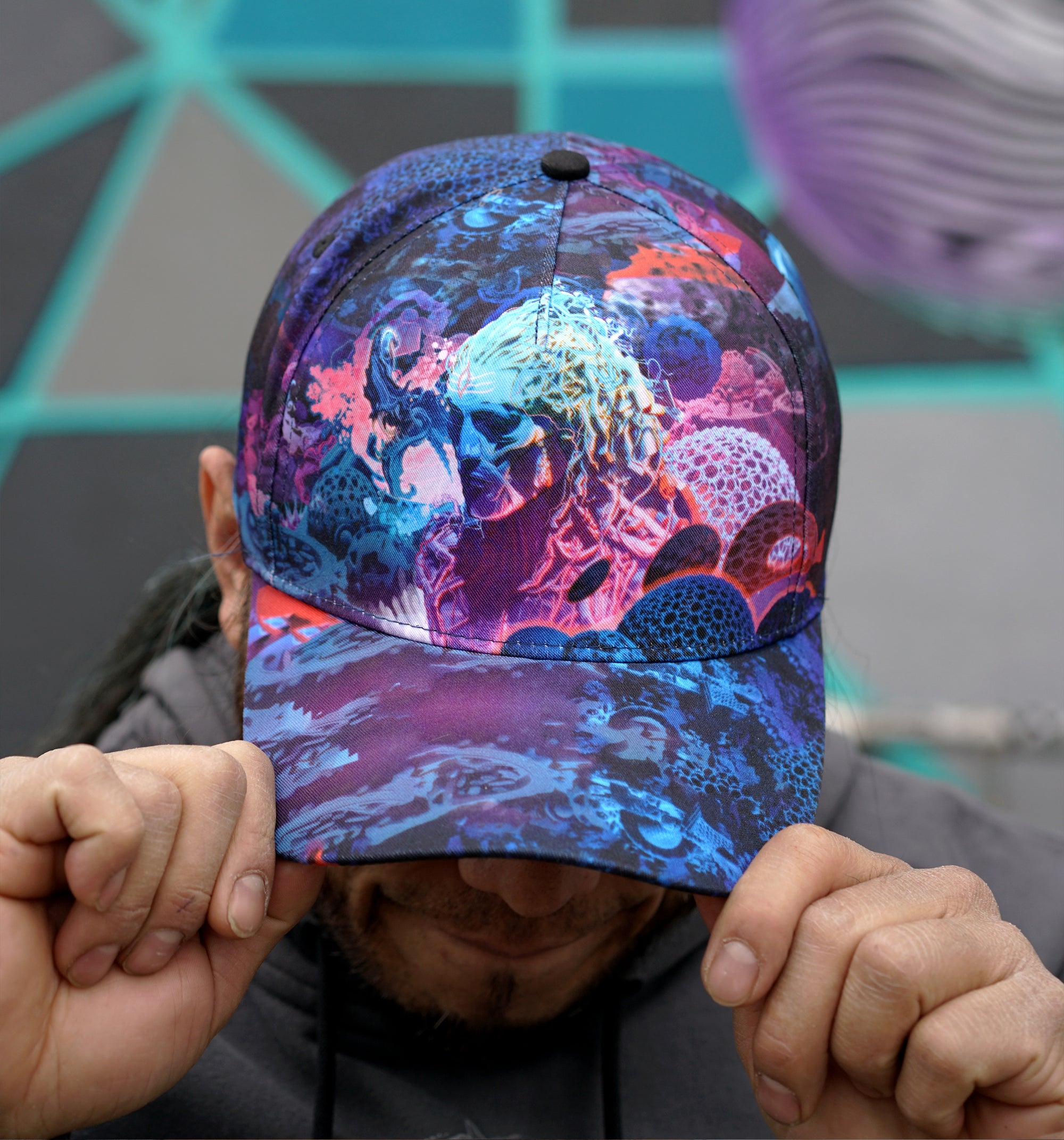 Meta Shiva Snapback Hat by Android Jones